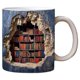 thumbnail image 1 of 3d Bookshelf Mug - 3D Effect Books Mugs,Creative Space Design Multi-Purpose, 1 of 5