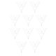 thumbnail image 3 of Guardurnaity Unique Chain Necklace Universal Aesthetic Jewelry Leaves Chokers Sweater Valentines Accessories Layered Necklaces Day for Women Plata 10piezas, 3 of 6
