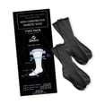 thumbnail image 2 of Silverts Men & Women Oversize 2-Pack Socks, XL, Black, 2 of 2