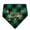 Green, variant on Christmas Dog Bandana Plaid Dogs Bibs Large Pet Scarf Adjustable Cat Plaid Napkin Costume Red