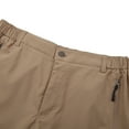thumbnail image 4 of COEVALS CLUB Men's Hiking Cargo Shorts 9" Quick Dry Waterproof Fishing Golf Lightweight Outdoor 5-Pocket Stretch Shorts(Khaki 2# Large), 4 of 7
