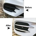 thumbnail image 2 of NS Front Fog Light Decorative Cover Trim for Mercedes Benz E-Class W213 E200 E300 E260 2016-2020 Glossy Black, 2 of 9