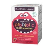 American Health Products Probiotic Kid Chewables Natural Strawberry Vanilla Flavor 30 Chewable