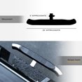 thumbnail image 4 of Stehlen 733469495307 Universal 3" Chrome Trailer Tow Mount Rear Hitch Step Bar Bumper Guard For 2" x 2" Towing Receiver Tube, 4 of 5