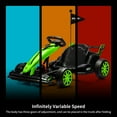 thumbnail image 2 of 24V Go Kart,Electric Drift Kart Car with Length Adjustable Seat,Outdoor Ride on Toy with Speed Mode,Go Cart for Kids 6-12 Years Old,8.5 MPH, 2 of 7
