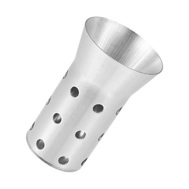 Unique Bargains 51mm Universal Motorbike Exhaust Pipe Baffle Muffler Baffle Silver Tone