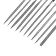 thumbnail image 3 of 10Pcs Smooth Cut Steel Needle File Set with Plastic Handle, 3mm x 140mm, 3 of 4
