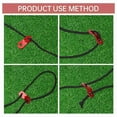 thumbnail image 3 of 40PCS Aluminum Alloy Rope Tensioner Tent Guyline Cord Adjuster Dual Holes Wind Rope Tent Buckle Ultralight Tent Stakes, 3 of 8