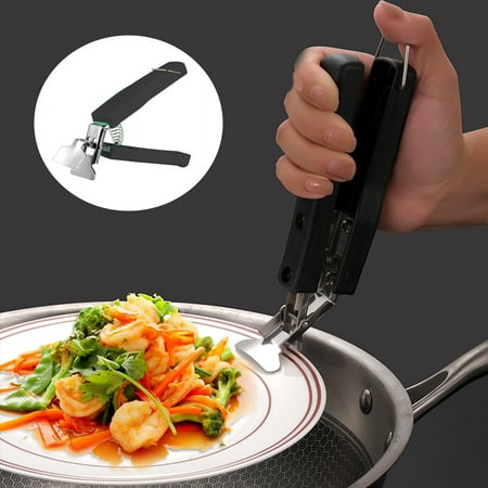 

Non-slip Ergonomic Handle Spring Design Bowl Clip Anti-scalding Moving Hot Plate from Microwave Oven Dish Clamp Restaurant Supplies