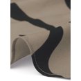 thumbnail image 5 of INSPIRE CHIC Women's Ruffle Top Wrap V Neck Elastic Waist Belt Elegant Chic Blouse L Dark Khaki, 5 of 6
