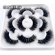 thumbnail image 1 of NUEVAS pestañas 5 pares 3D Faux Mink Lashes Fluffy Soft Wispy Volume Natural pestañas postizas largas Pestañas reutilizables Maquillaje de pestañas Deng Xun unisex, 1 of 2
