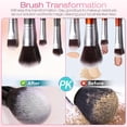 thumbnail image 5 of Makeup Brush & Sponge Shampoo, Ultra Concentrated, Deep Clean Foundation/Lipstick, Professional Cleanser Solution, Efficient Dissolves Residue on Make Up Brushes/Sponges/Puff, 5 of 7