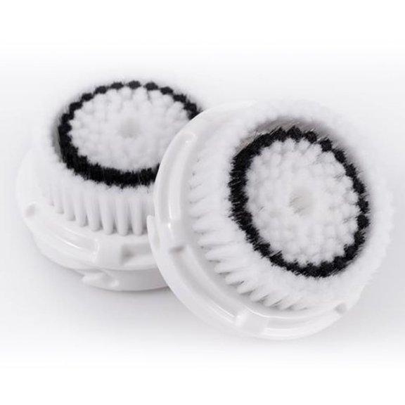 TreatMe100 Sensitive Replacement Brush Heads, 2 ct, Compatible with Clarisonic Mia and More, Gentle Cleansing for Sensitive Skin