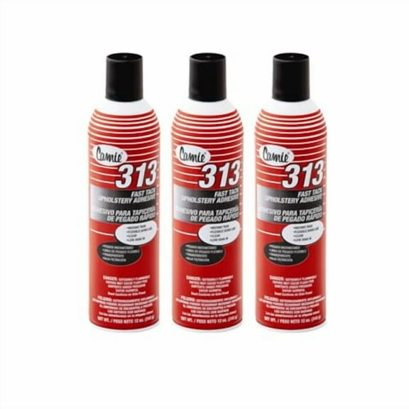 Camie Fast TACK Upholstery Adhesive, net 12 oz. can, 3 Count
