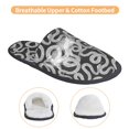 thumbnail image 3 of Fotbe Snake Pantuflas Peludas para Mujer con Estampado, Zapatillas de Peluche, Zapatos de Invierno para Casa, Uso Interior y Exterior-Large, 3 of 8