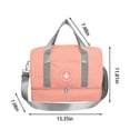 thumbnail image 3 of Sac de Voyage, Sac de Sport, Compartiment à Chaussures Imperméable + Séparation Humide-Sèche, Design Moderne en Nylon, pour Gym-Voyage, Rangement à Plusieurs Compartiments, Équipement de Nuit, Équipement D\'entraînement Physique, Aventure Akmoler, 3 of 9