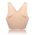 thumbnail image 4 of FANNYC 1-3 Pack Women's Zipfront Seamless Padded Racerback Sports Bra Running Gym Yoga Fitness High Impack Tops Tank, 4 of 7