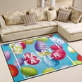 thumbnail image 2 of Coolnut Colorful Eggs Area Rug Pad - 80 x 58 inch - 100% Light Weight Polyester Fabric for Living - Bedroom, 2 of 6