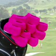 thumbnail image 1 of DYNWAVECA 10 Pieces Golf Iron Headcover Set Iron Club Covers Visible Window Transport Protection for Men Golfers Adults Gift red, 1 of 10