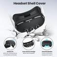 thumbnail image 2 of Funda de silicona VR, carcasa y empuñadura de mando para Meta/Oculus Quest 3, 2 of 6