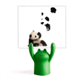 thumbnail image 1 of Panda le enseñóa evitar emociones. Estante de notas, estante de ranas de animales de dibujos animados, 1 of 3