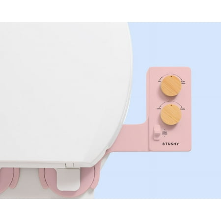 TUSHY Spa Self-Cleaning Warm Water Bidet Attachment, Adjustable Nozzle Angle, Pressure Control, Easy DIY Home Install, Requires Sink Access for Temperature Control, Gunmetal