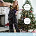 thumbnail image 2 of Hello Mello Holiday Pajama Pants Soft Lounge Drawstring Bottoms, Very Merry (Women's), 2 of 9