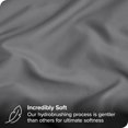 thumbnail image 2 of Bare Home Pillowcase Set - Premium 1800 Collection - Double Brushed - Ultra Soft - Standard Size, Gray, 4 Count, 2 of 7