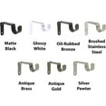 thumbnail image 4 of Urbanest Adjustable 1 1/4” Black Curtain Rod Holders (2 Count), 4 of 6