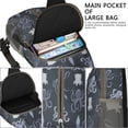 thumbnail image 4 of Crossbody Sling Backpack for Women Men Squids and Octopi in Navy Shoulder Sling Crossbody Casual Chest Bag for Travel Sports Running Hiking, 4 of 6