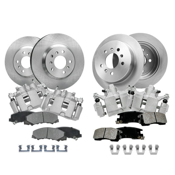 Detroit Axle - Front & Rear Brakes and Rotors Brake Pads Brake Calipers Replacement for Chevy Impala Fits select: 2006-2008 CHEVROLET IMPALA LT, 2009 CHEVROLET IMPALA 1LT