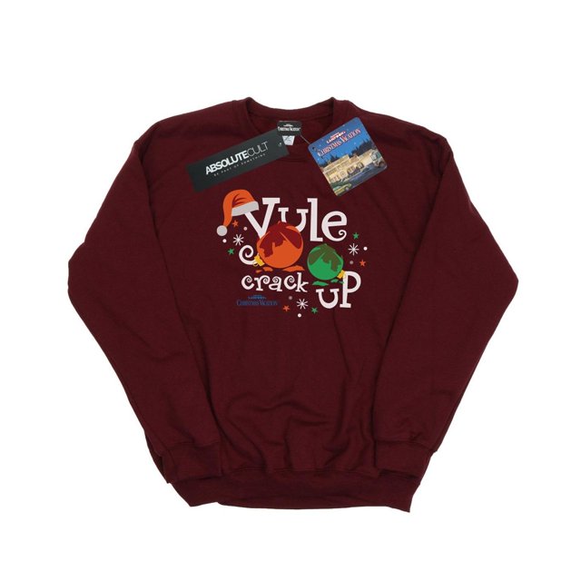 National Lampoon's Christmas Vacation Mens Yule Crack Up Sweatshirt