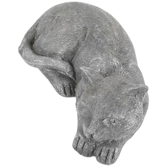 GAXIRE Dark Grey Resin Pet Memorial Stone Garden Statue for Outdoor Decoration and Remembrance