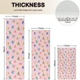 thumbnail image 4 of Pink Butterfly Colorful Wing Pattern Kitchen Rugs Sets Of 3,Kitchen Runner Rugs Non Skid Washable,Decorative Kitchen Floor Mats for Kitchen,Sink,Laundry,17"x30"+ 17"x47" + 17"x59", 4 of 6