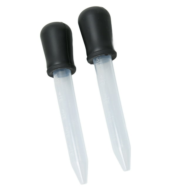 Water Dropper, Silicone Material Light Weight Medicine Dropper For Home For Scientific Experiments For Crafts Projects Black