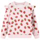 thumbnail image 4 of Vestido de verano para niña con estampado de flores de Pascua, manga corta, bolsillos con volantes y cuello redondo, top de poliéster, 4 of 5