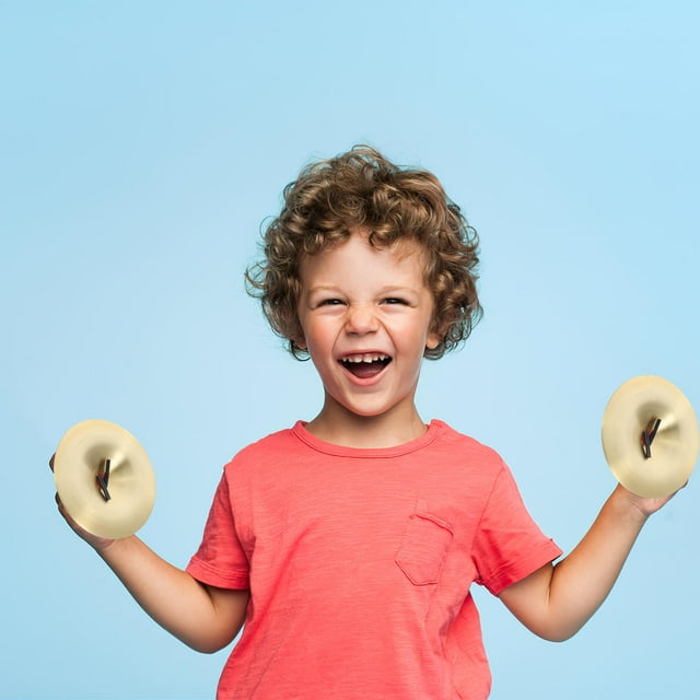 OULII 1 Paire de Cymbales pour Doigts Aides Pédagogiques en Alliage pour Enfants