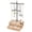 Beige, Black, variant on Jewelry Tree Stand Organizer 3 in 1 Necklace Organizer Display Bracelet Earrings and Ring Tray Jewelry Holder Hanger Metal, Black