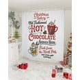 thumbnail image 4 of Christmas Hot Chocolate Cocoa Bathroom Shower Curtains with Hooks, Coffee Winter Red Cup Waterproof Fabric Washable Shower Curtain for Home Hotel Bathtub Decor 54x78 Inch, 4 of 8