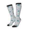 thumbnail image 2 of Daiia Sports Socks Turtles And Shells Printed Novelty Crew Socks for Men Women Knee High Socks Cotton Socks Soft & Breathable Support Unisex Socks, 2 of 9