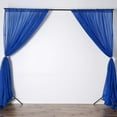 thumbnail image 2 of AK-Trading Chiffon Drapes Panels for Wedding Events & Decor- Backdrop Draping Curtains (58"x120", Royal Blue), 2 of 6
