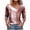 Multicolor, variant on WREESH Womens Fashion Dressy Shirts V-Neck Side Button Printed Long Sleeved Shirt T-Shirt Pullover Multicolor