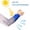 Blue, variant on Only Moment Grey Golf Accessories For Men Sun Protection Sleeves Polyester Cooling UV Sun Protection Compression Tattoo Cover Up for Men/Women L