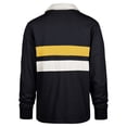 thumbnail image 3 of Men's '47 Navy Michigan Wolverines Clubhouse Knox Thames Long Sleeve Rugby Polo, 3 of 3