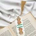 thumbnail image 6 of Kdxio Cute Sloth In Yoga Pose Tree Print Metal Tassel Bookmarks,Perfect Gift for Art Lovers and Bookworms Metal Bookmarks for Women, 6 of 8