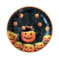 thumbnail image 3 of ZhyrZng Halloween Plates And Napkins Disposable | Halloween Plates And Cups | Halloween Party Plates Set | Halloween Party Paper Tableware | Halloween Serving Tray | Halloween Serving Dishes 20PC, 3 of 5