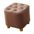 thumbnail image 4 of yotijay Small Footstool Ottoman Foot Stool Step Stool Stable Furniture Ottoman Stool for Brown, 4 of 9