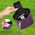 thumbnail image 4 of Haosy Magenta Purple Golf Mallet Putter Cover Strong Magnetic Leather Golf Club Headcover Closure, 4 of 7