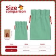 thumbnail image 3 of Linen Bundle Pocket Gift Bag Drawstring Opening And Closing Method For Christmas Birthday Anniversary As A Gift Packaging Medium Sage Green, 3 of 8