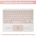 thumbnail image 2 of KOMI Wireless Keyboard Case with Mouse for iPad 10.2" 9th 8th 7th Generation, Detachable Bluetooth Keyboard with Pencil Holder for iPad 10.2 Inch/iPad Air 10.5"(3rd Gen)/iPad Pro 10.5 in, 2 of 7